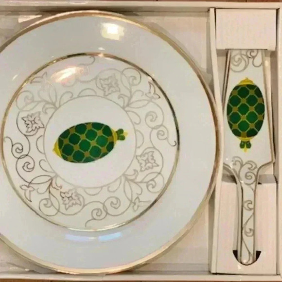 Formalities Imperial Egg Cake Plate & Server NWT - Picture 4 of 12